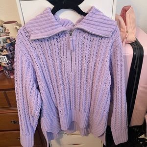 aerie quarter zip NWT